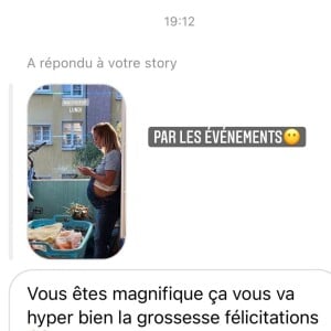 Alice Belaïdi partage les commentaires qu'elle a reçus après avoir publié une photo d'elle enceinte, pour un tournage, sur Instagram.