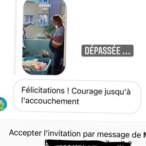 Alice Belaïdi partage les commentaires qu'elle a reçus après avoir publié une photo d'elle enceinte, pour un tournage, sur Instagram.