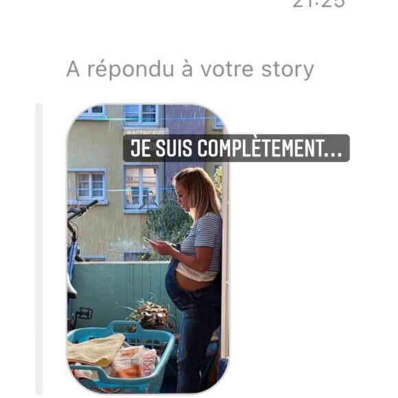 Alice Belaïdi partage les commentaires qu'elle a reçus après avoir publié une photo d'elle enceinte, pour un tournage, sur Instagram.