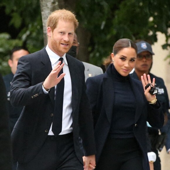 Le prince Harry et Meghan Markle au One World Trade Center, à New York.