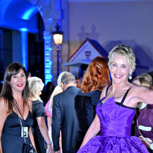Sharon Stone - Soirée du 5ème " Monte-Carlo Gala for Planetary Health " au Palais de Monaco, le 23 septembre 2021. © Bruno Bebert / Bestimage