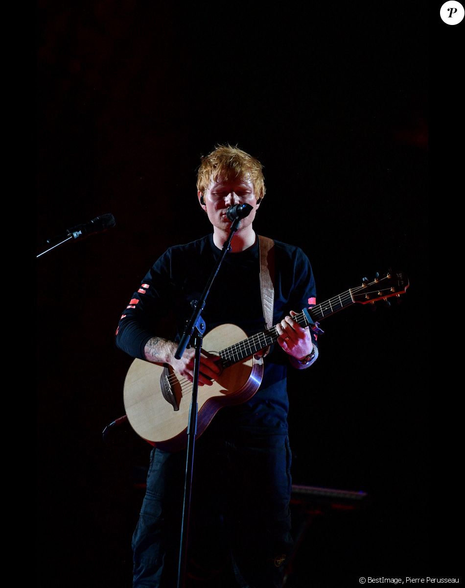 Ed Sheeran - Concert "Global Citizen Live" au Champ de Mars à Paris le 25 Septembre 2021 © Pierre Perusseau / Bestimage