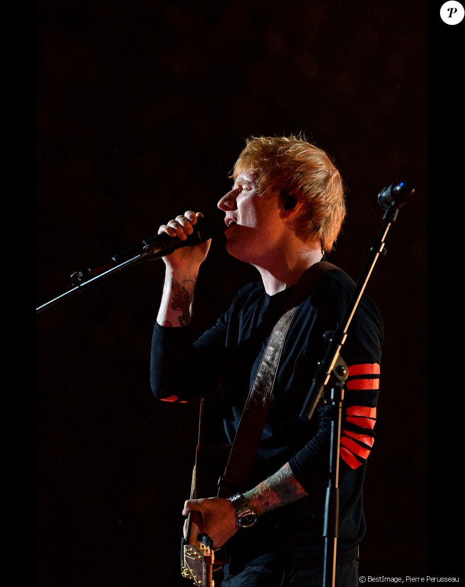 Ed Sheeran - Concert "Global Citizen Live" au Champ de Mars à Paris le 25 Septembre 2021 © Pierre Perusseau / Bestimage