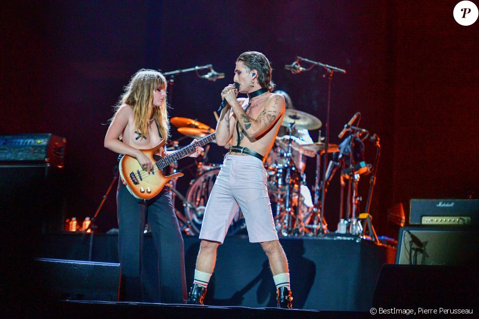 Måneskin - Concert Global Citizen Live au Champ de Mars à Paris le 25  Septembre 2021 © Pierre Perusseau / Bestimage - Purepeople