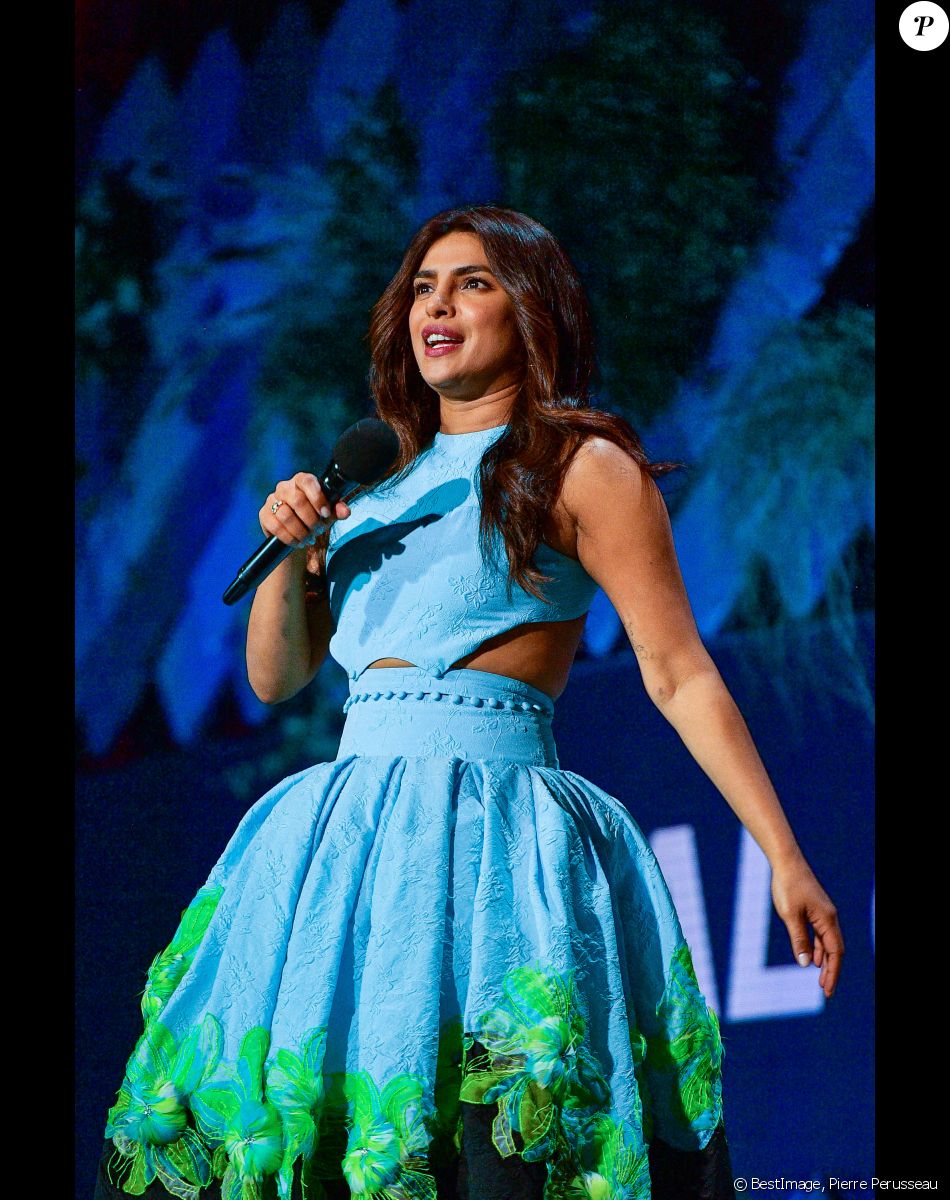 Priyanka Chopra Jonas - Concert "Global Citizen Live" au Champ de Mars à Paris le 25 Septembre 2021 © Pierre Perusseau / Bestimage