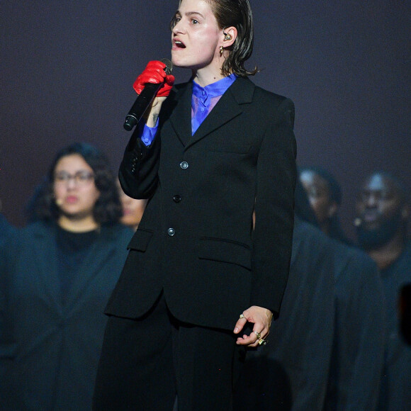 Christine and the Queens (Héloïse Letissier) - Concert "Global Citizen Live" au Champ de Mars à Paris le 25 Septembre 2021 © Pierre Perusseau / Bestimage