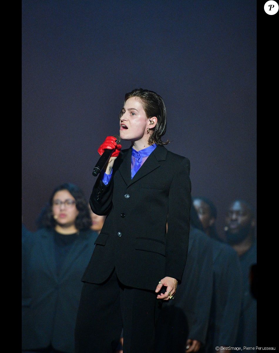 Christine and the Queens (Héloïse Letissier) - Concert "Global Citizen Live" au Champ de Mars à Paris le 25 Septembre 2021 © Pierre Perusseau / Bestimage