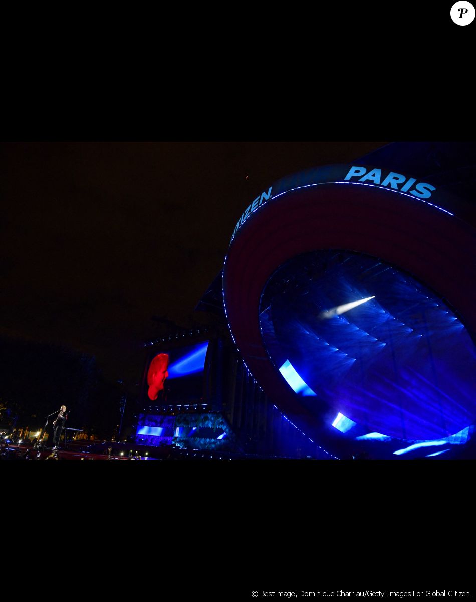Ed Sheeran - Concert "Global Citizen Live" au Champ de Mars à Paris le 25 Septembre 2021.