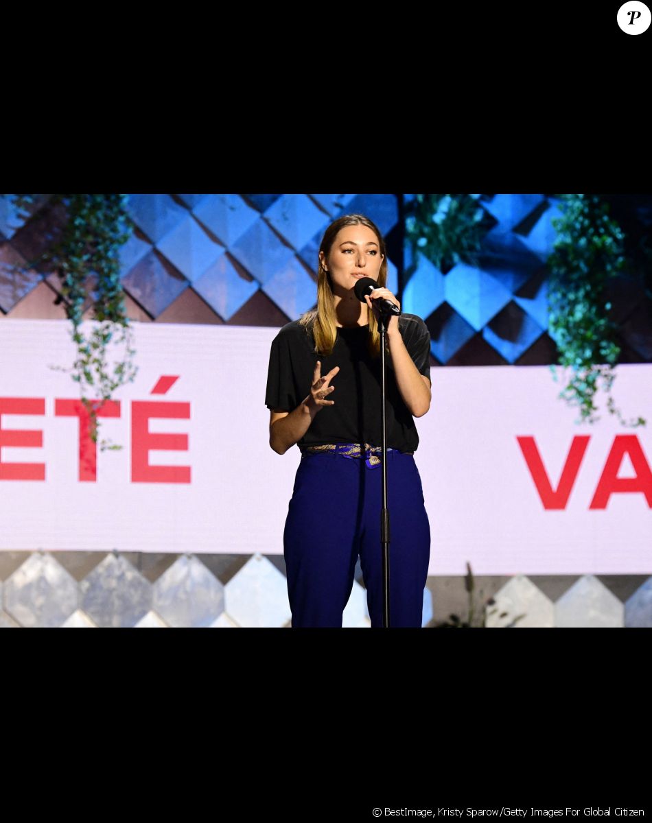 Camille Étienne - Concert "Global Citizen Live" au Champ de Mars à Paris le 25 Septembre 2021