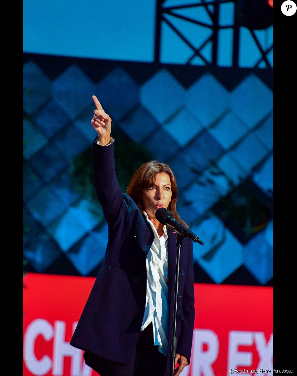 Anne Hidalgo - Concert "Global Citizen Live" au Champ de Mars à Paris le 25 Septembre 2021 © Pierre Perusseau / Bestimage
