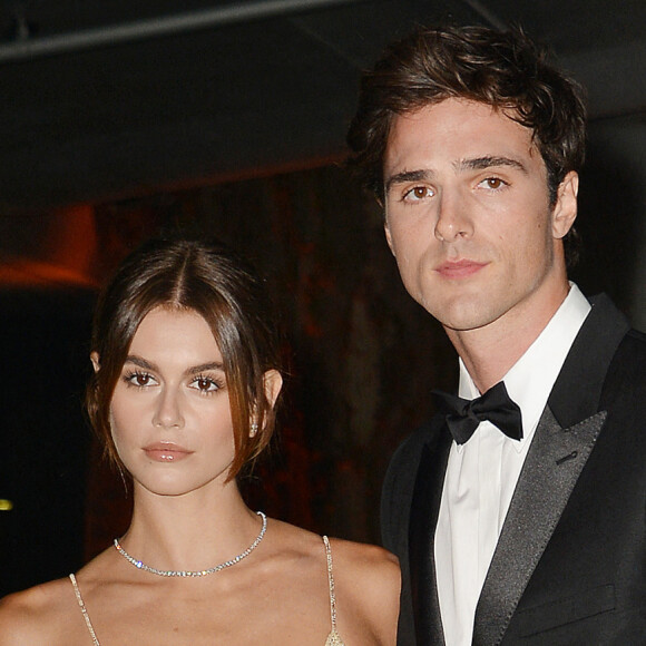 Kaia Gerber et son compagnon Jacob Elordi - People à la soirée de gala de l'Academy Museum of Motion Pictures à Los Angeles, le 25 septembre 2021. 