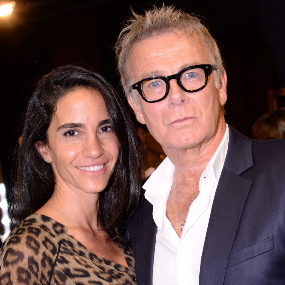 Exclusif - Franck Dubosc et sa femme Danièle - Cérémonie de la première édition "Les Coups de Coeur DAPAT" au théâtre Marigny à Paris.  © Rachid Bellak/Bestimage