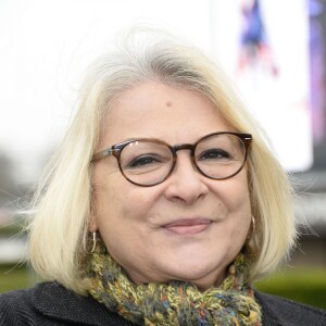 Josiane Balasko - 93eme Grand Prix d'Amérique à l'Hippodrome de Vincennes, le 26 janvier 2014.