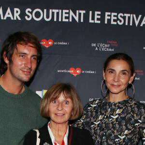  Exclusif - Le réalisateur Maxime Roy, Ariane Ascaride et Clotilde Courau pour le film 'Les Héroïques' qui sort en salles le 17 novembre, lors du Festival 'De l'écrit à l'écran' a Montélimar le 24 septembre 2021 © Denis Guignebourg / Bestimage