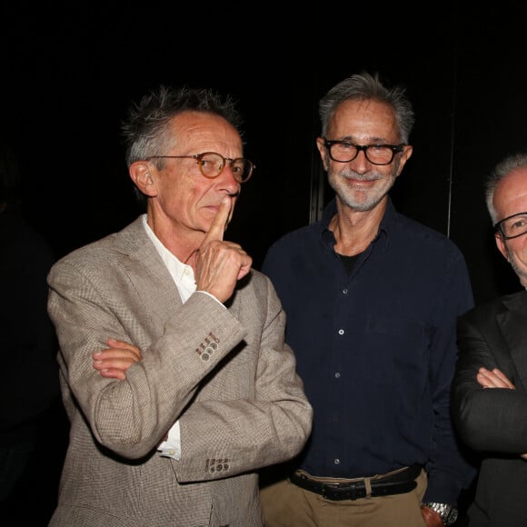 Exclusif - Patrice Leconte, Thierry Lhermitte et Thierry Frémaux - Rendez-vous lors du Festival 'De l'écrit à l'écran' à Montélimar le 25 septembre 2021. © Denis Guignebourg/Bestimage