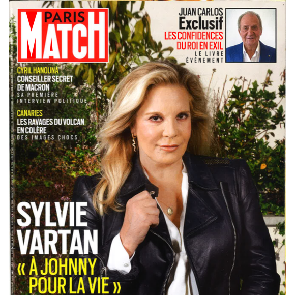 Sylvie Vartan dans le magazine "Paris Match" du 30 septembre 2021.