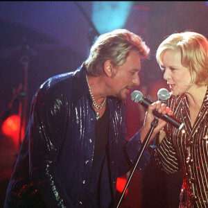 Johnny Hallyday et Sylvie Vartan en 1998.