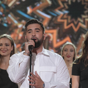 Exclusif - Kendji Girac - Enregistrement de l'émission "300 Choeurs chantent les plus belles comédies musicales" à Paris, diffusée le 30 septembre sur France 3 © Giancarlo Gorassini / Bestimage 