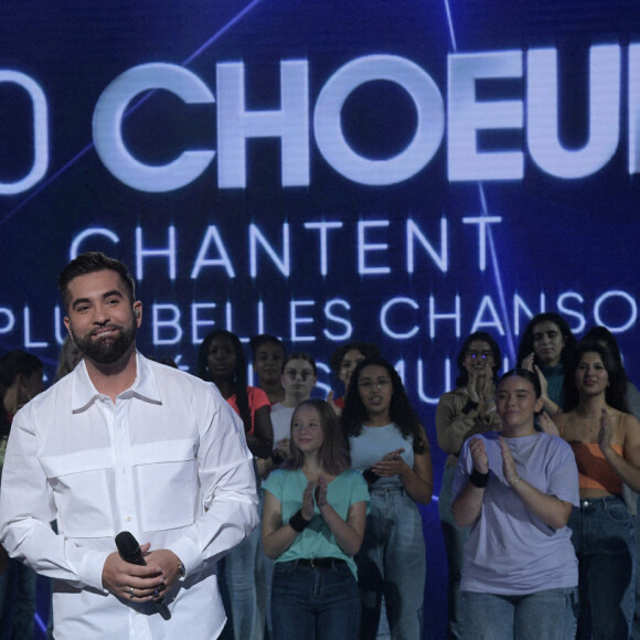 Exclusif - Kendji Girac - Enregistrement de l'émission "300 Choeurs chantent les plus belles comédies musicales" à Paris, diffusée le 30 septembre sur France 3 © Giancarlo Gorassini / Bestimage 