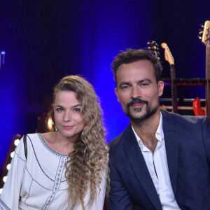 Exclusif - Damien Sargue et Cécilia Cara - Enregistrement de l'émission "300 Choeurs chantent les plus belles comédies musicales" à Paris. © Giancarlo Gorassini / Bestimage