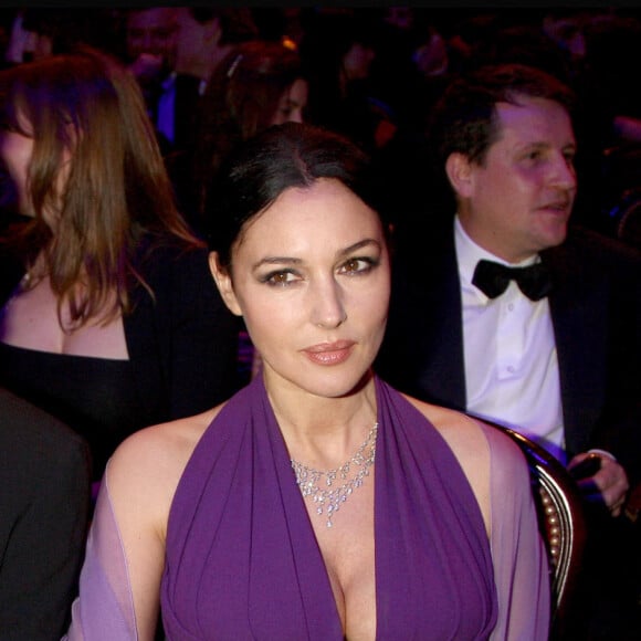 Vincent Cassel et Monica Bellucci aux César en 2009 à Paris. 