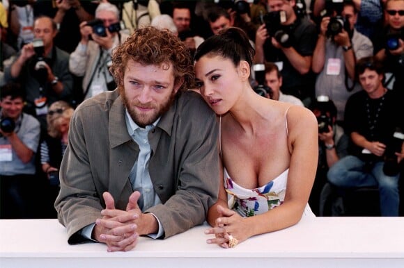 Vincent Cassel et Monica Bellucci au Festival de Cannes en 2002. 