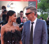 Vincent Cassel et sa femme Tina Kunakey - Red carpet du film "J'accuse" lors du 76ème Festival du Film de Venise, la Mostra à Venise en Italie le 30 Août 2019