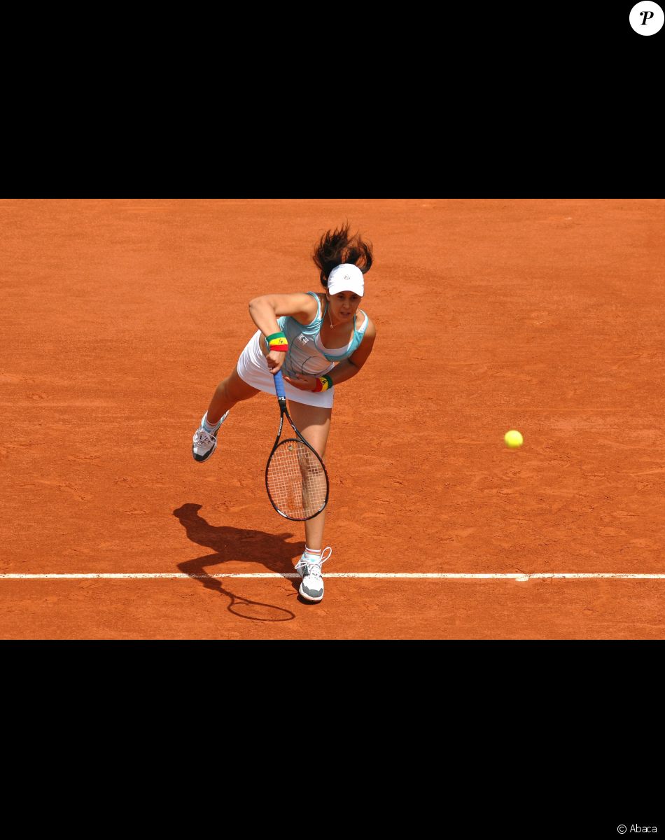 Marion Bartoli à Roland Garros. Mai 2006.