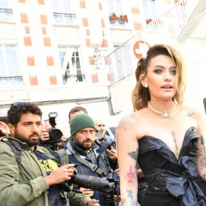 Paris Jackson au défilé de mode Vivienne Westwood lors de la la Fashion Week printemps/été 2022 à Paris, France, le 2 octobre 2021. © Veeren Ramsamy-Christophe Clovis/Bestimage