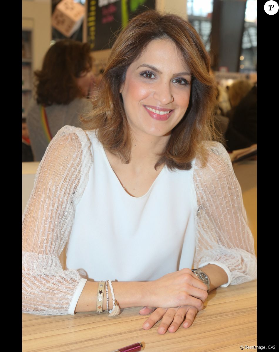 Sonia Mabrouk lors de la 37ème édition du Salon du livre au parc des expositions, à la porte de Versailles, à Paris, France, le 26 mars 2017. © CVS/Bestimage