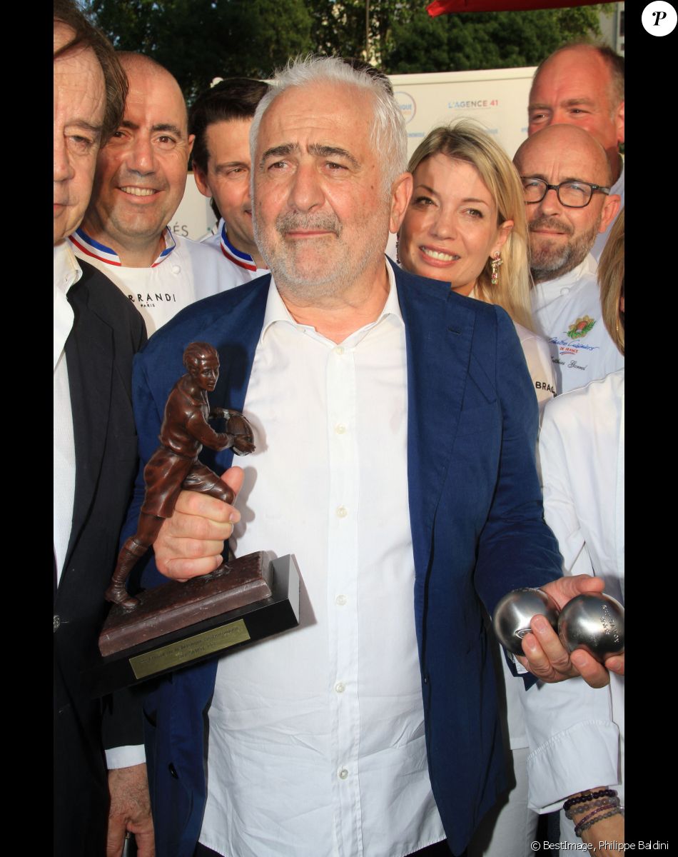 Guy Savoy - 7ème édition du Trophée de la Pétanque Gastronomique au Paris Yacht Marina à Paris le 27 juin 2019. © Philippe Baldini/Bestimage