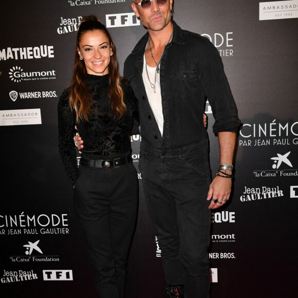 Denitsa Ikonomova et Maxime Dereymez - Visite privée de l'exposition Cinémode par Jean-Paul Gaultier à la cinémathèque française à Paris le 3 octobre 2021. © Veeren Ramsamy - Christophe Clovis/Bestimage