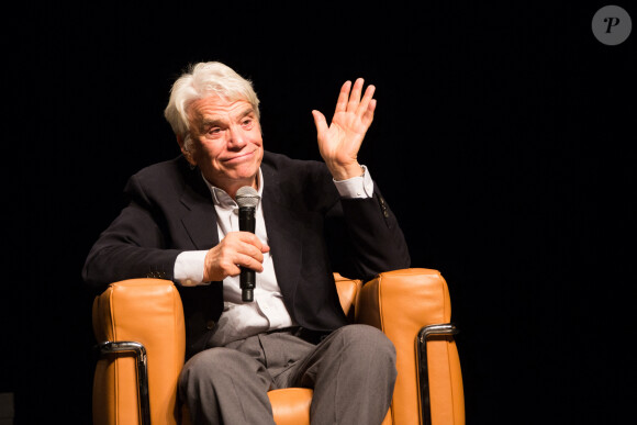 Bernard Tapie donne une conférence "Qui est le vrai Bernard Tapie" au Forum de Liège, Belgique, le 27 septembre 2018. © Alain Rolland/ImageBuzz/Bestimage