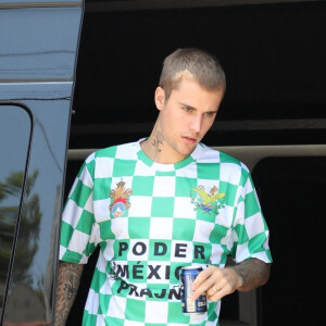 Justin Bieber est allé faire des courses chez Wonderbrett à Los Angeles, le 12 juillet 2021 