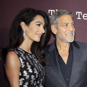 George Clooney avec sa femme Amal Alamuddin Clooney - Première du film "The Tender Bar" à Los Angeles. © Future-Image via Zuma Press/Bestimage