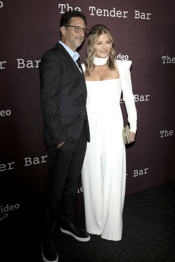 Grant Heslov avec sa femme Lysa Hayland - Première du film "The Tender Bar" à Los Angeles, le 4 octobre 2021. © Future-Image via Zuma Press/Bestimage