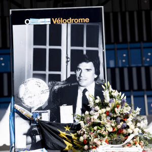 Cérémonie d'hommage à Bernard Tapie au stade Vélodrome à Marseille, France, le 7 octobre 2021. © Jean-Baptiste Autissier /Panoramic/Bestimage