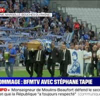 Hommage à Bernard Tapie au Stade Vélodrome : sa veuve Dominique et ses enfants émus face aux Marseillais