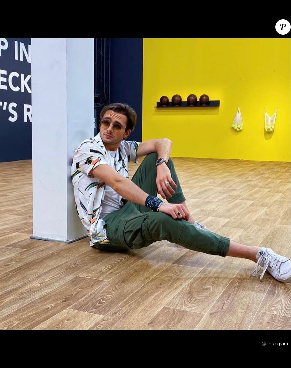 Samuel Texier de "Danse avec les stars 2021" en salle de répétitions