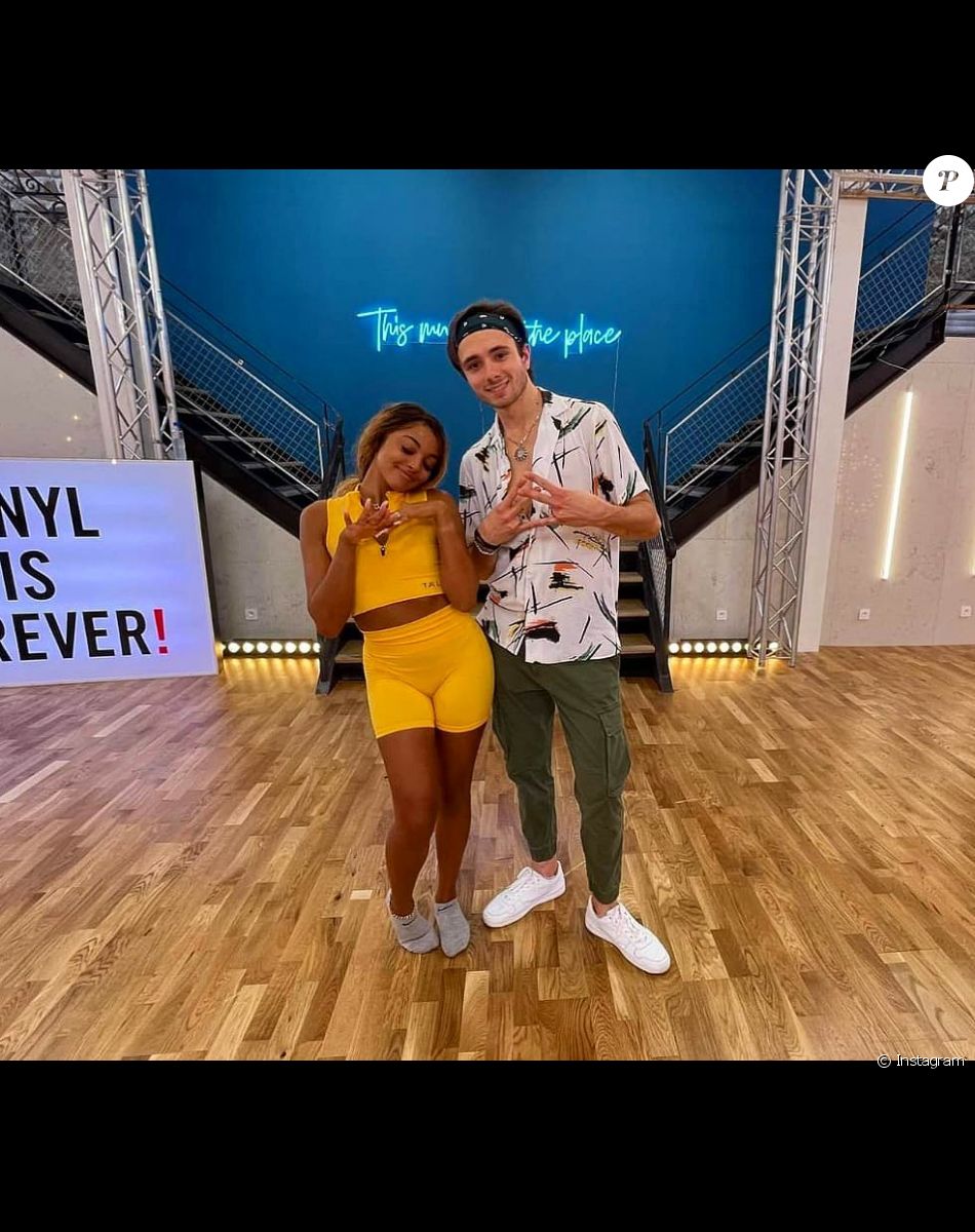 Samuel Texier et sa partenaire de "Danse avec les stars 2021" Wejdene