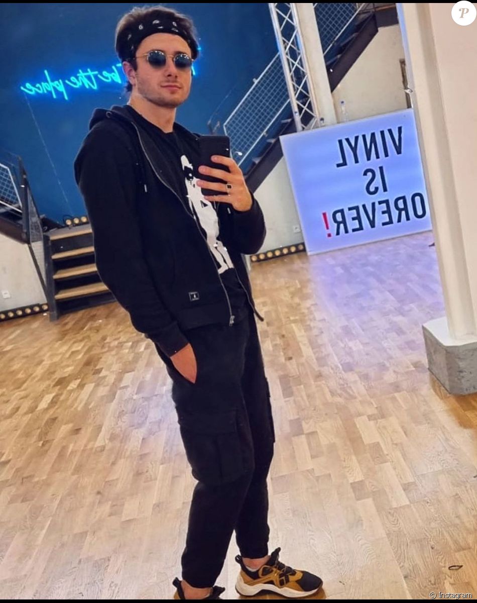 Samuel Texier en salle de répétitions de "Danse avec les stars 2021"