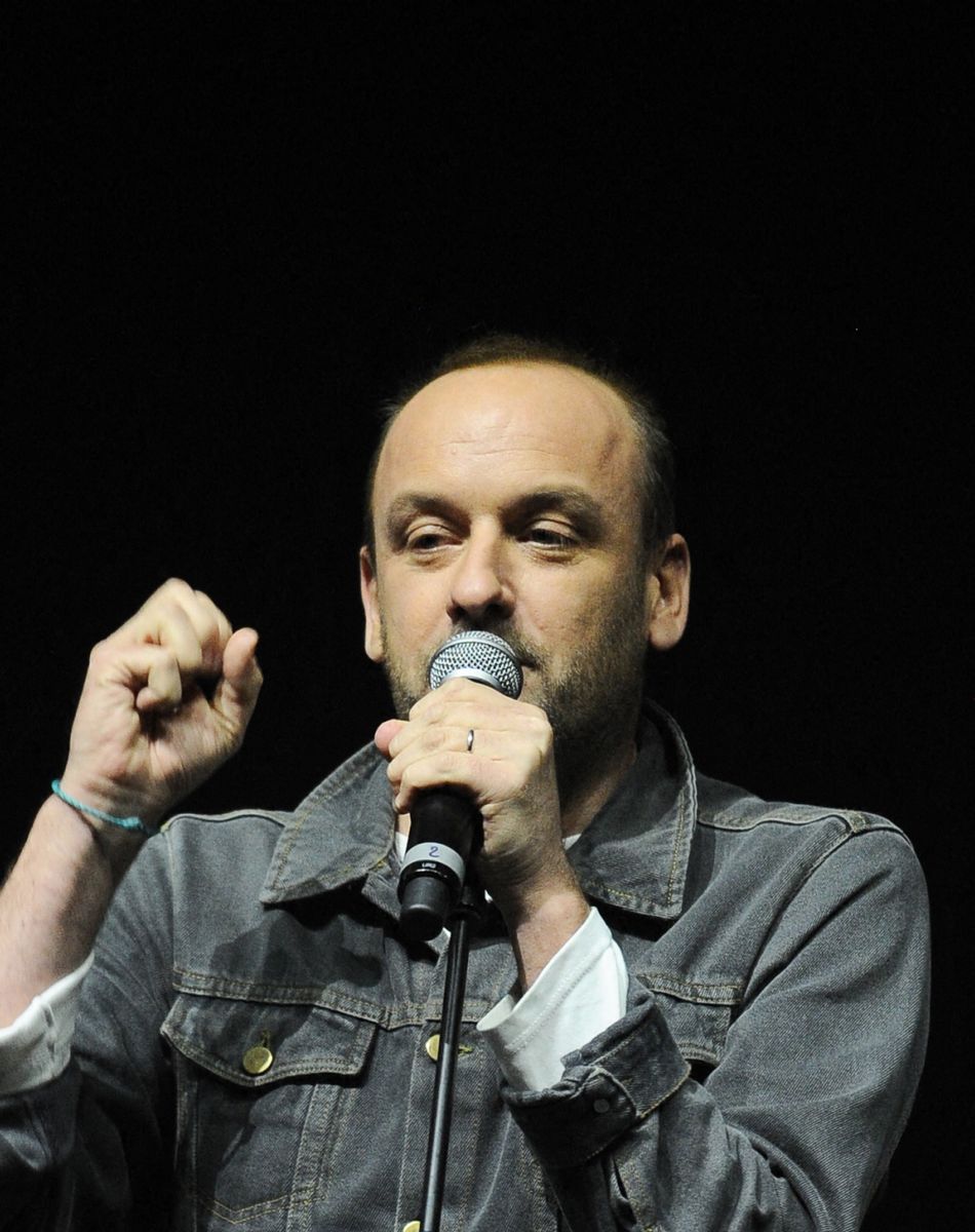 Exclusif - Ours (Charles Souchon) - Concert solidaire "Ensemble à l'Olympia" avec l'association Elisecare, au profit des enfants de la guerre, à Paris. © Guirec-Gaffiot / Bestimage