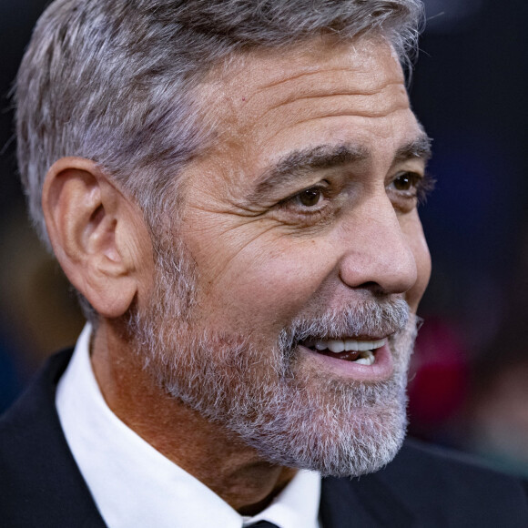 George Clooney - Première du film "The Tender Bar" lors du 65e Festival du film de Londres (BFI). Le 10 octobre 2021.