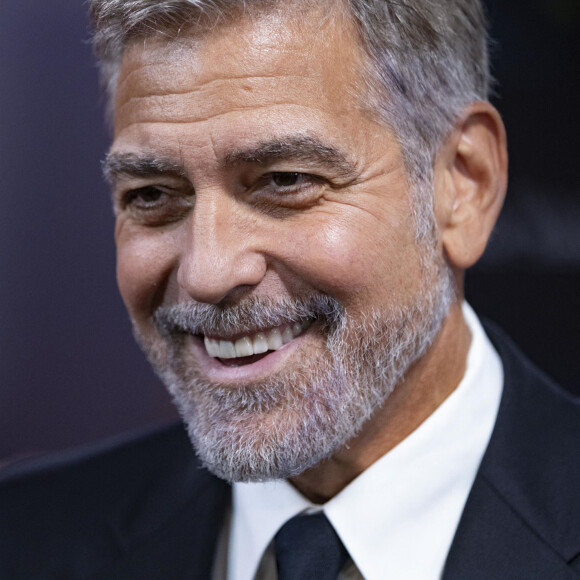 George Clooney - Première du film "The Tender Bar" lors du 65e Festival du film de Londres (BFI). Le 10 octobre 2021.