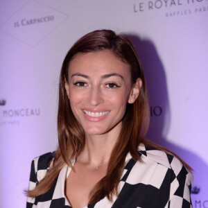 Rachel Legrain-Trapani (Miss France 2007) - Inauguration du restaurant italien gastronomique "Il Carpaccio" au Royal Monceau à Paris le 6 octobre 2021. © Rachid Bellak/Bestimage