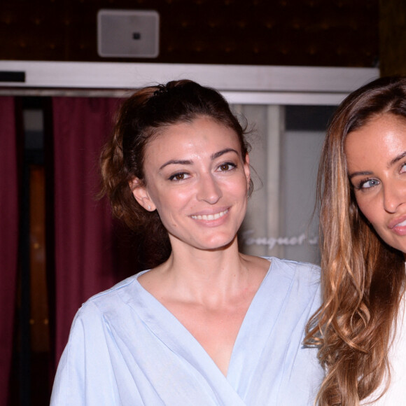 Rachel Legrain-Trapani (Miss France 2007) et Malika Ménard (Miss France 2010) lors de la soirée de lancement de l'application Nanaba à l'hôtel Barrière Le Fouquet's de Paris, France, le 18 juin 2021. © Rachid Bellak/Bestimage