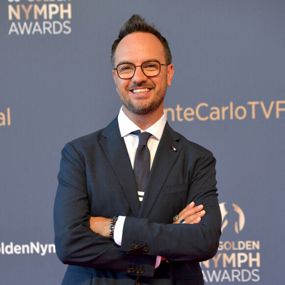 Jarry lors du photocall de la cérémonie des Nymphes d'Or du 60ème festival de télévision de Monte Carlo au Grimaldi Forum à Monaco le 22 juin 2021. © Bruno Bebert / Bestimage 