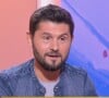 Christophe Beaugrand évoque la naissance de son fils Valentin et la mère-porteuse Whitney dans "La Maison des maternelles", le 11 octobre 2021, sur France 2