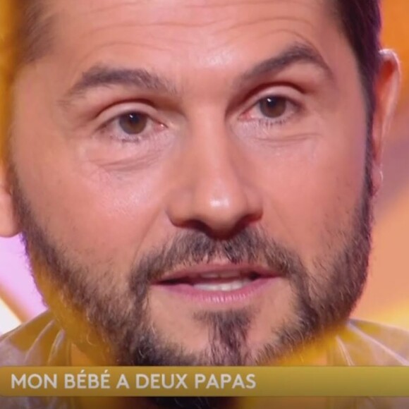 Christophe Beaugrand évoque la naissance de son fils Valentin et la mère-porteuse Whitney dans "La Maison des maternelles", le 11 octobre 2021, sur France 2