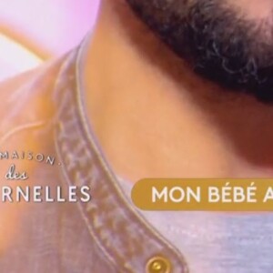 Christophe Beaugrand évoque la naissance de son fils Valentin et la mère-porteuse Whitney dans "La Maison des maternelles", le 11 octobre 2021, sur France 2
